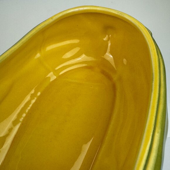 Vtg Shawnee USA Corn on Cob Ceramic Casserole Dish No Lid Replacement Bottom - Picture 9 of 9